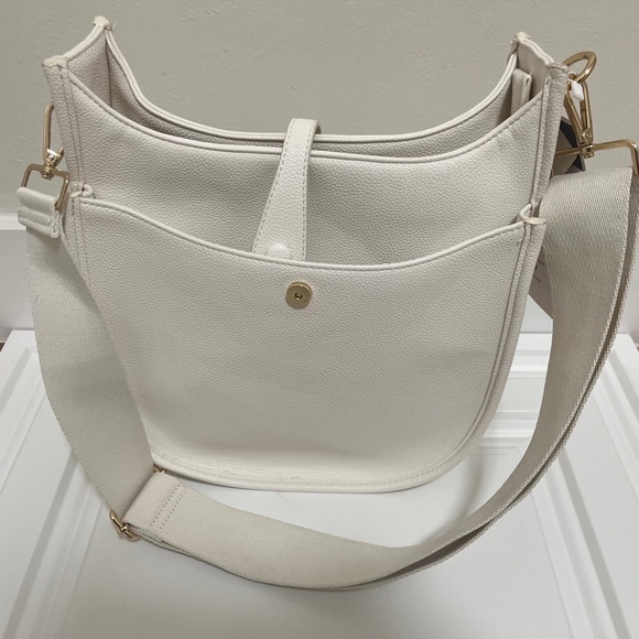 Off-white Crossbody Bag by Ah-dorned NY - Picture 7 of 11